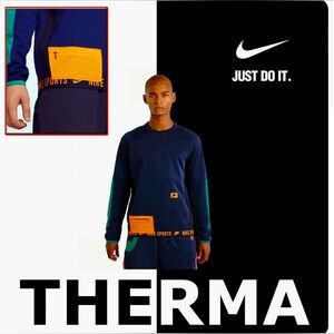 MEN'S NIKE THERMA HIGH-TECH WARM FLEECE SWEATSHIRT TRAINING L